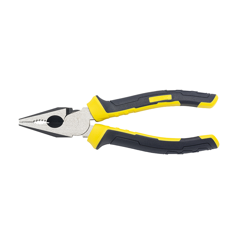 Great Wall Industrial-Grade German-Style Bi-Color Handle Combination Pliers，Labor-Saving