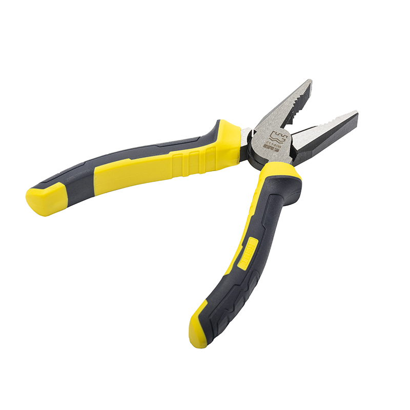 Great Wall Industrial-Grade German-Style Bi-Color Handle Combination Pliers，Labor-Saving