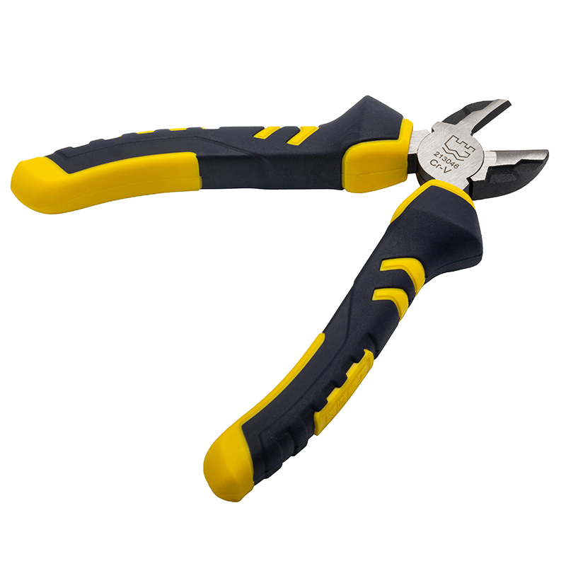 Great Wall Industrial-Grade German-Style Bi-Color Handle Diagonal Cutters Pliers，Labor-Saving